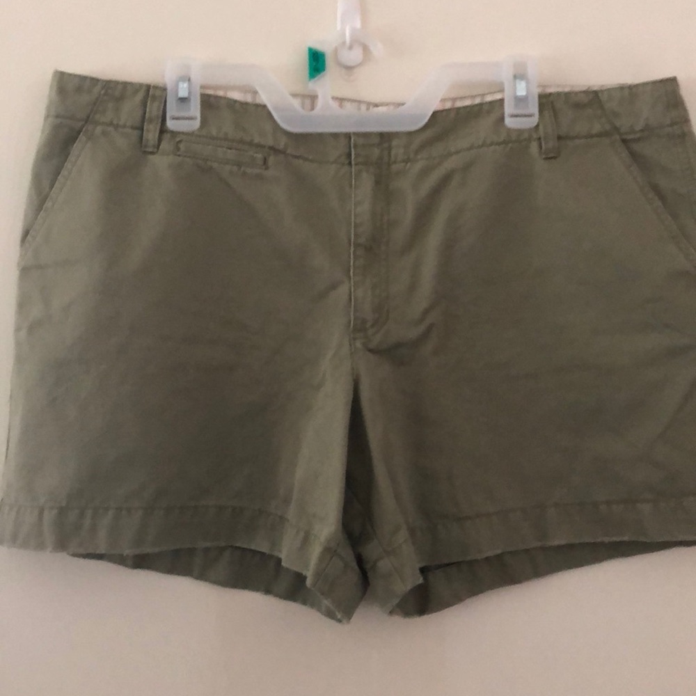 Sage green shorts